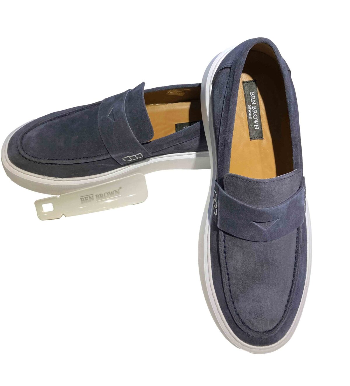 Ben Brown | BB 45409-Blue leather shoe