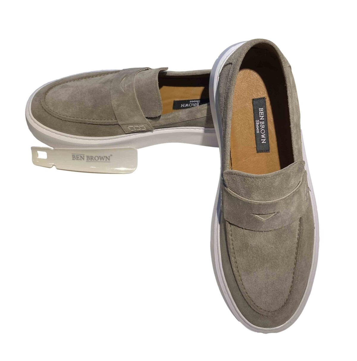 Ben Brown | BB 45409-Grey leather shoe